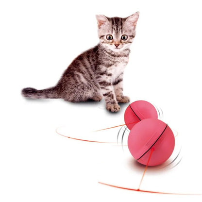 LED rolling ball cat toys