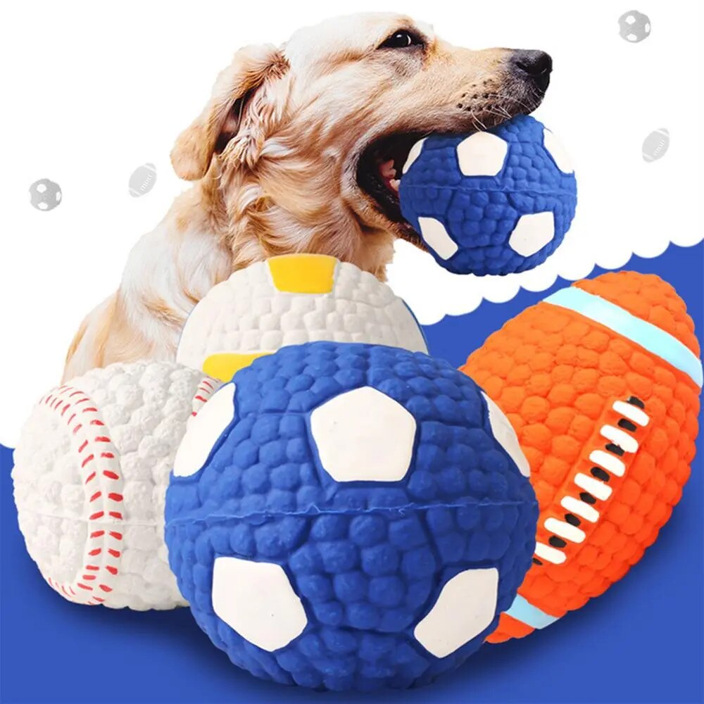 Chewy sports balls for dogs