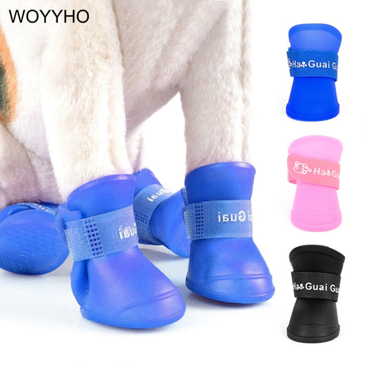 Pet Rainshoes - Waterproof, Silicone, Anti-skid Boots