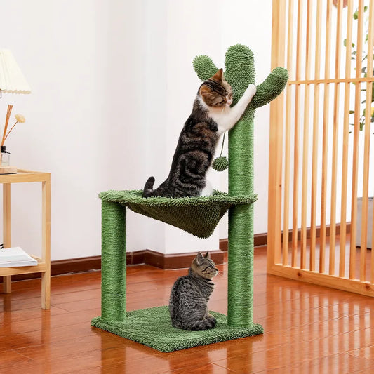 Cactus Shaped Scratching Cat Tree