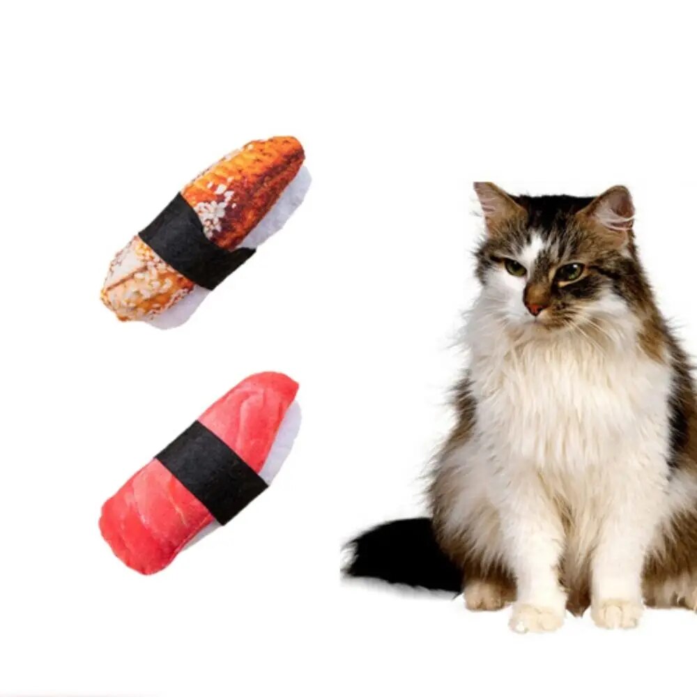 Sushi Shape Catnip Infused Kitty Toy