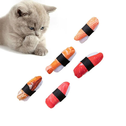 Sushi Shape Catnip Infused Kitty Toy