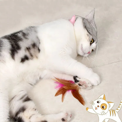 Cat Feather Collar Toy