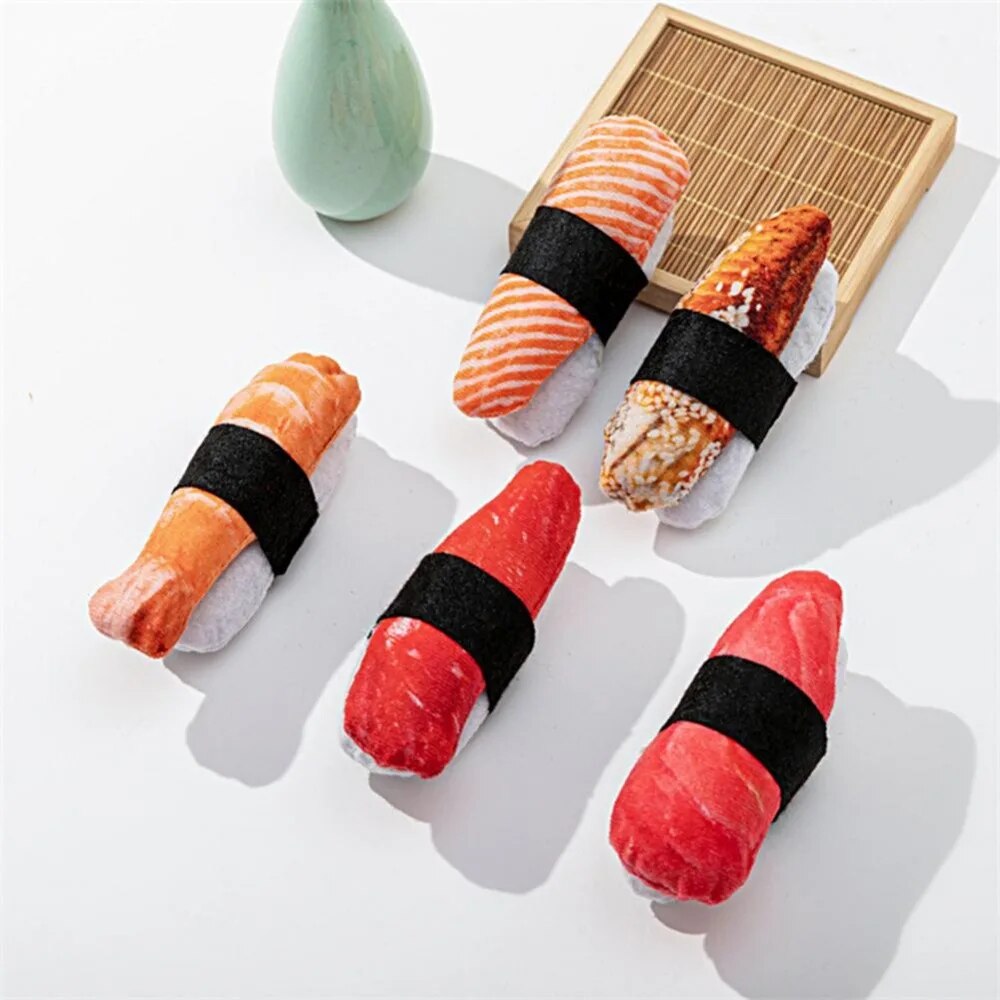 Sushi Shape Catnip Infused Kitty Toy